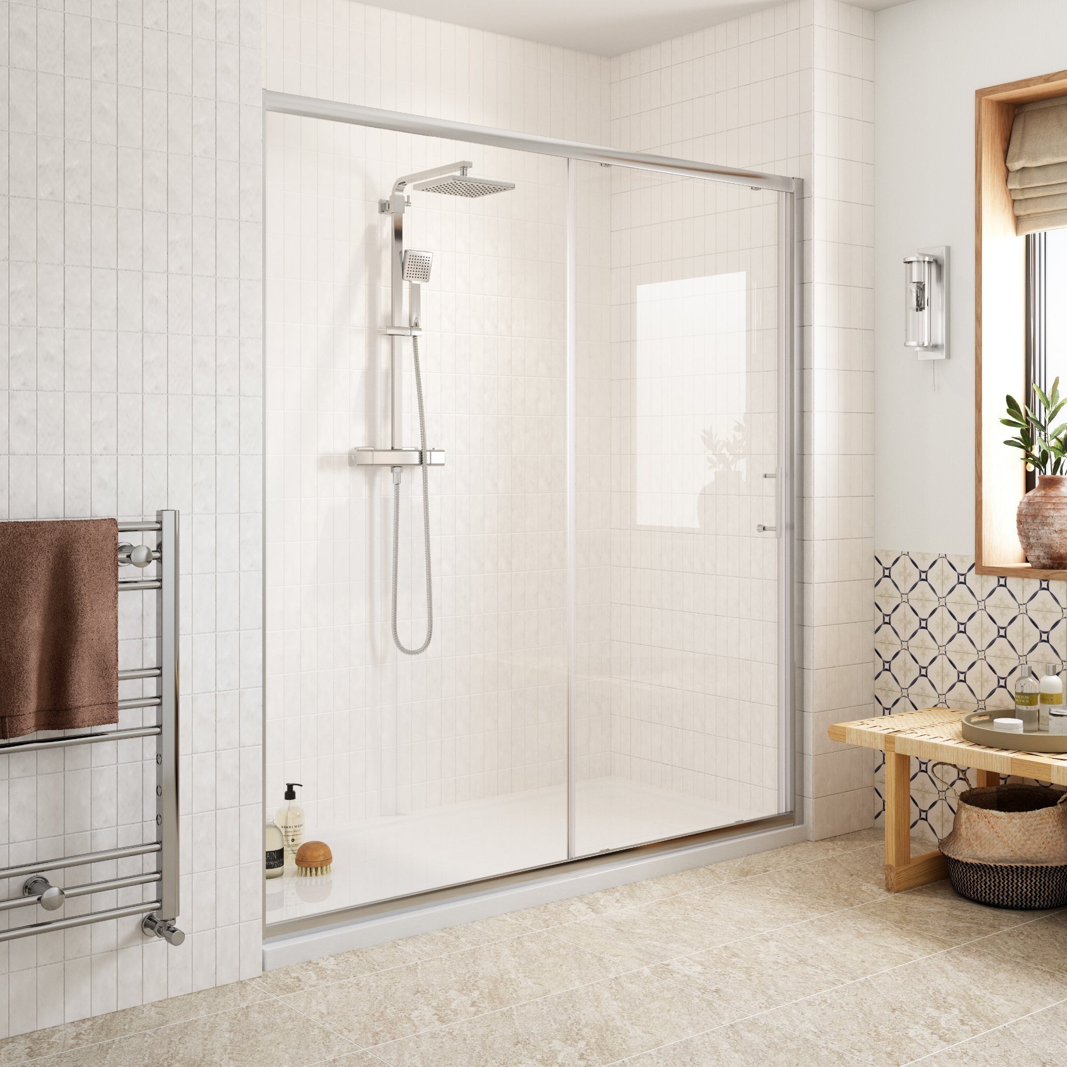 Elegance Sliding Door Shower Enclosure