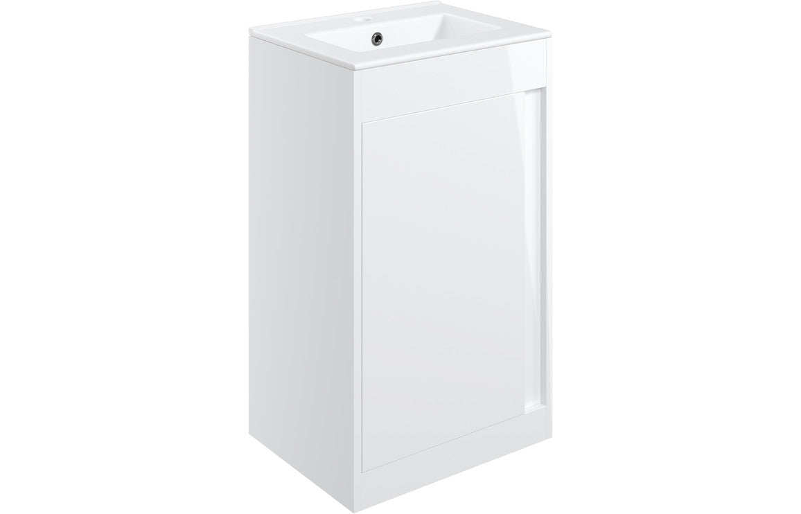 Elle 510mm Floor Standing Unit with Basin - Tile&Bath