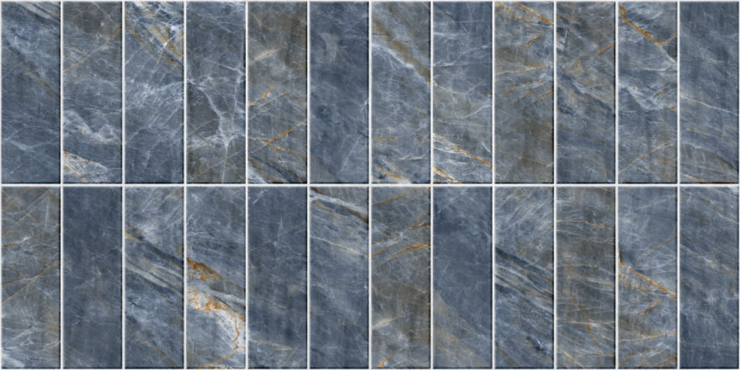 Ipanema Azul Decor 30x60 - Gloss Ceramic Wall Tile